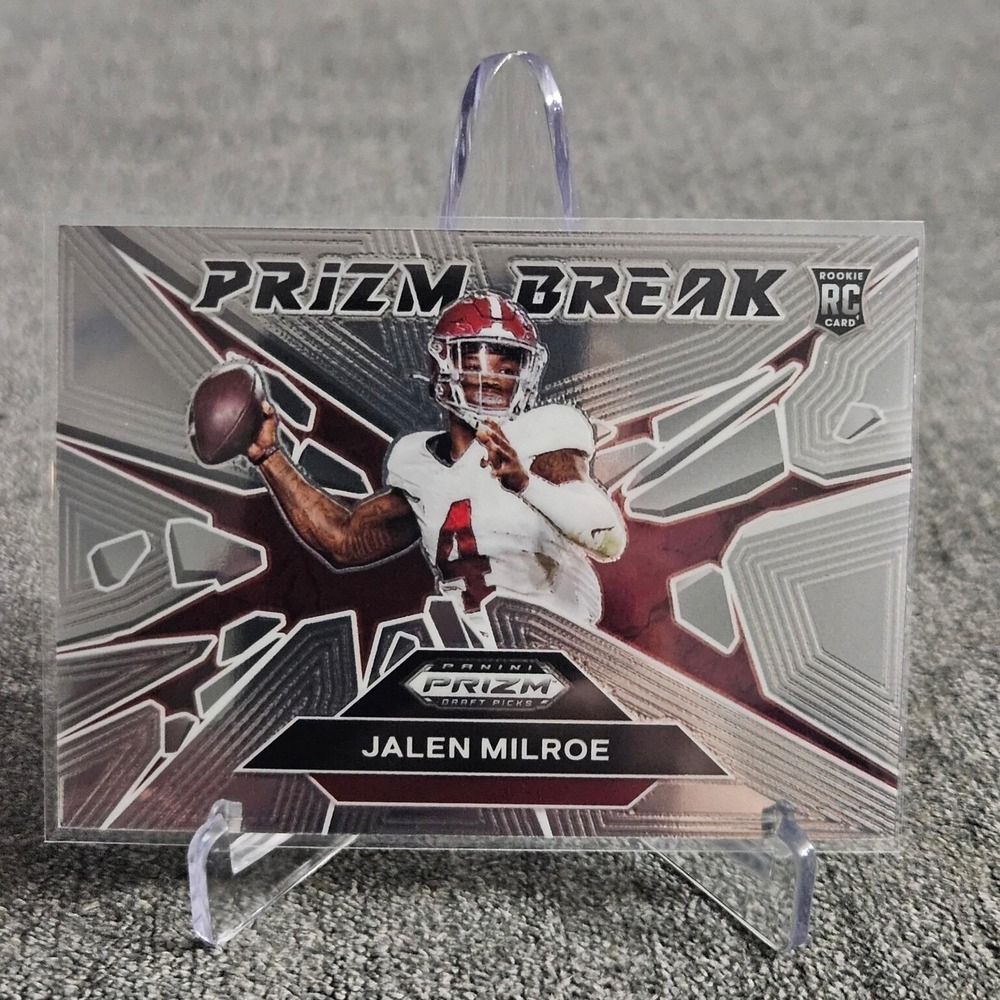 2025‎ Panini Prizm Draft Picks - Jalen Milroe (RC) Prizm Break #12 Alabama